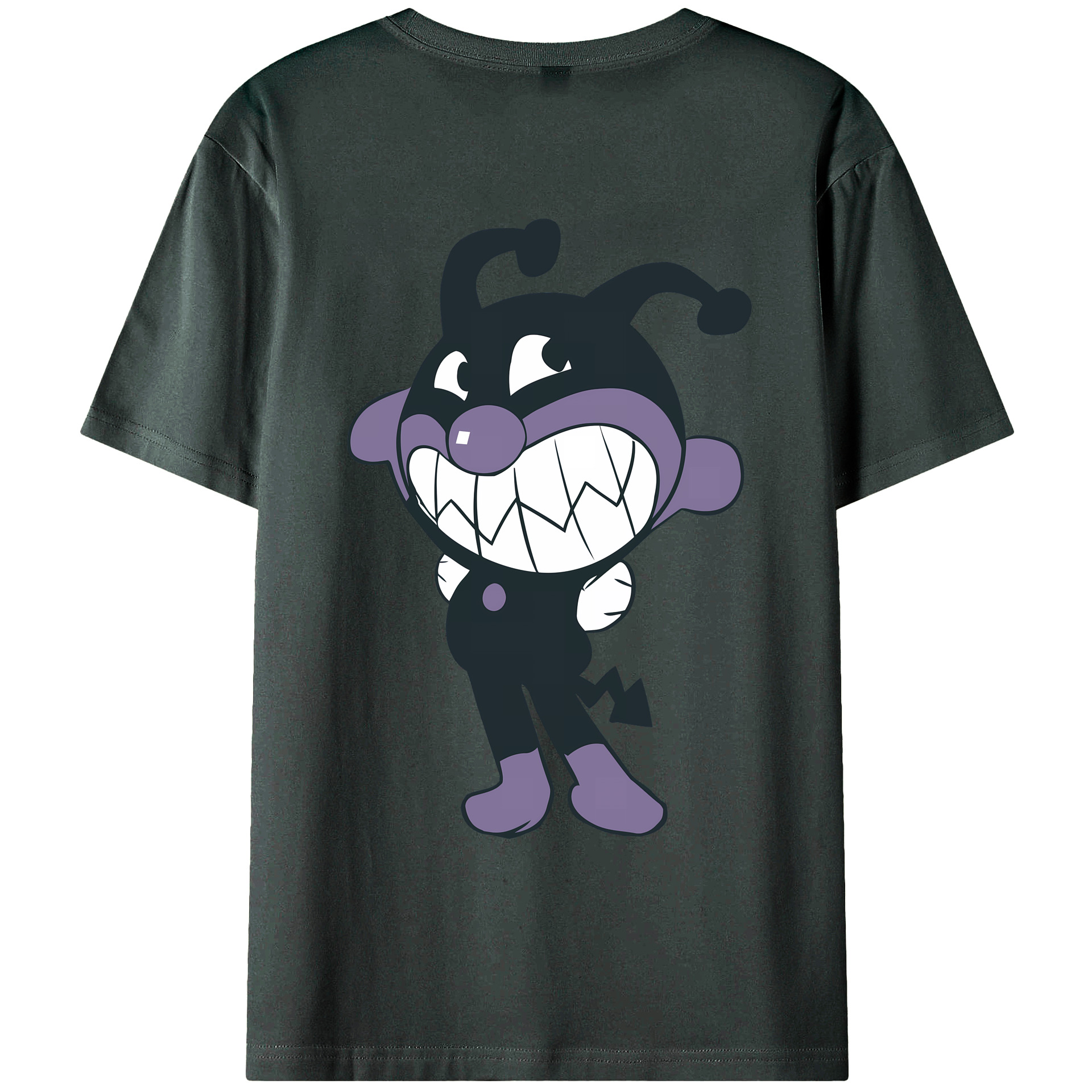 （画像用） アンパンマン Anpanman 綿100％ メンズ半袖Tシャツ（バックプリント） 通気性